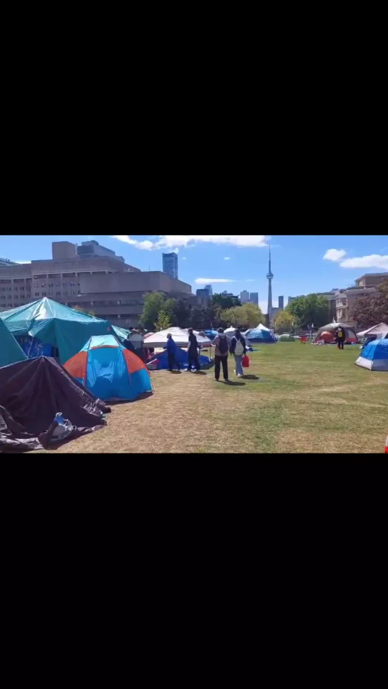 Abdurraheem Desai Participates in the UofT Encampment_#11
